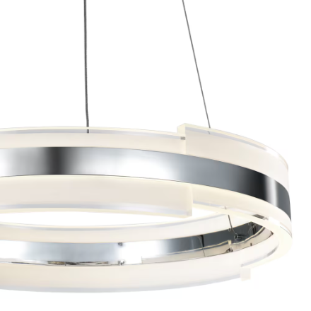 Home Decorators Chrome LED Pendant