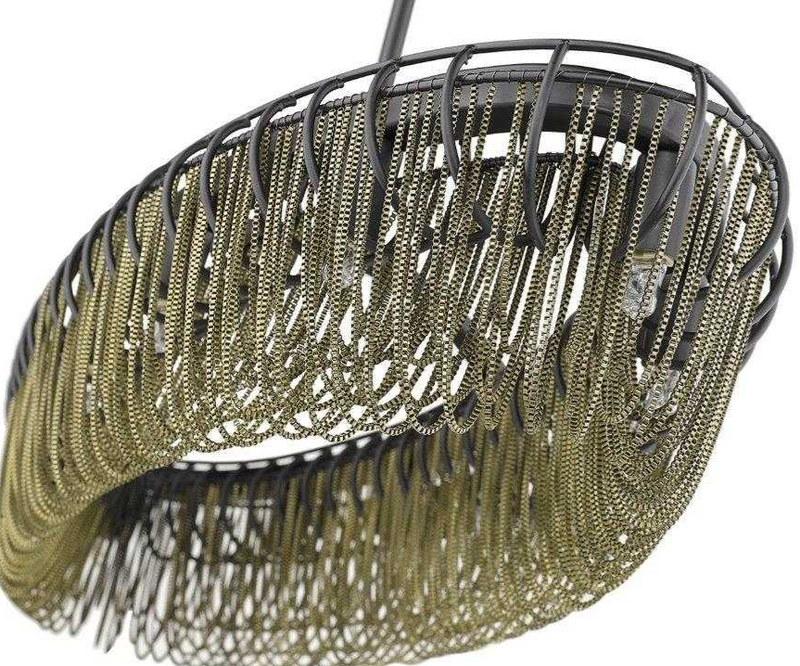 Swirl 35.80" 12-Light Oval Chain Pendant