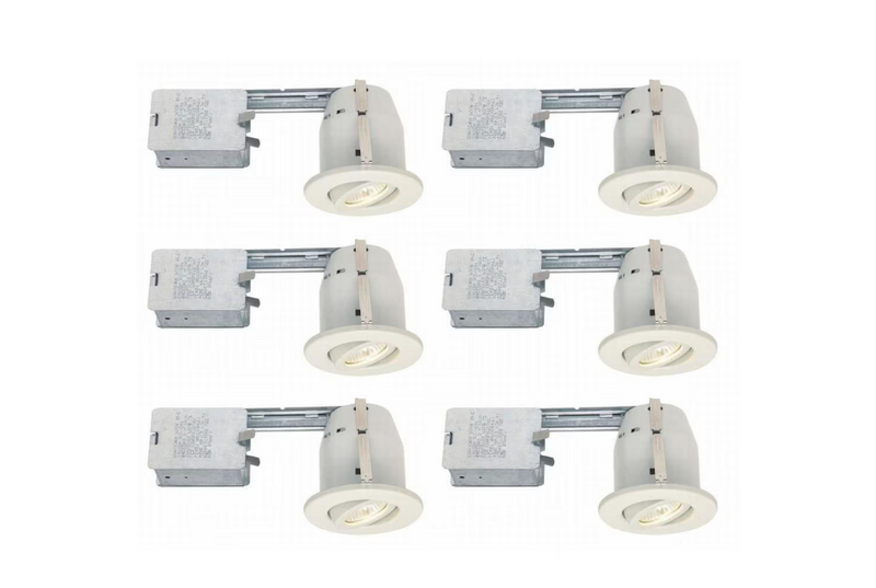 Nextlite PROseries Contractor 6 Pack of Complete Recessed Fixture