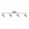 Hampton Bay 30-inch 4-Light Brushed Nickel Integrated LED Dimmable Fixed Track Lighting Kit