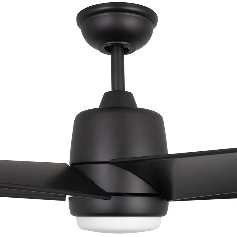 Hampton Bay 54-inch Matte Black Ceiling Fan