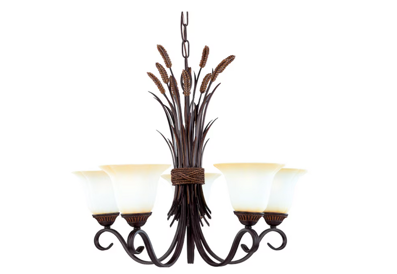 Portfolio Bronze 5-Light Chandelier