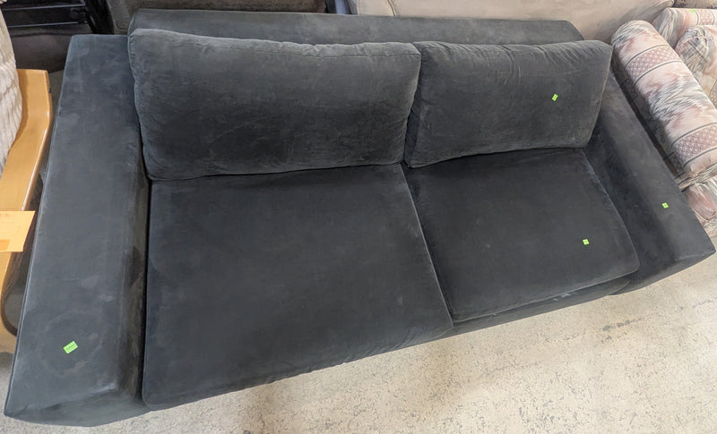 Modern Black Loveseat