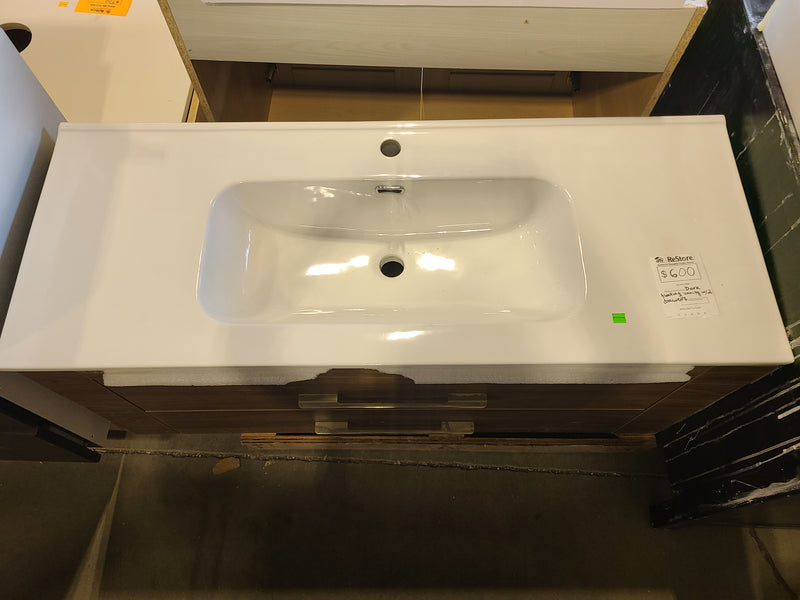 Modern Floating Bathroom Vanity with Ceramic Sink