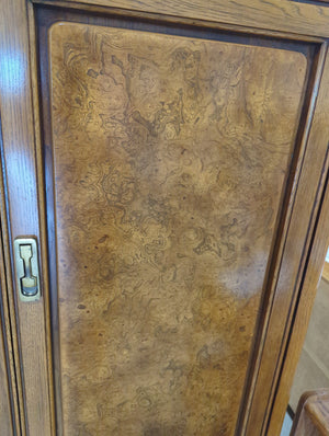 Burl Wood Veneer Gentleman's Dresser