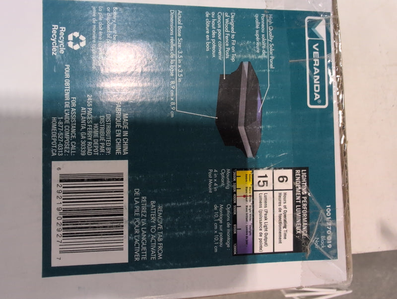 Solar Post Cap, Pack of 6