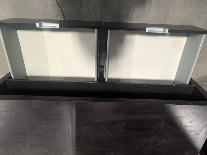 Black Mobile TV Stand