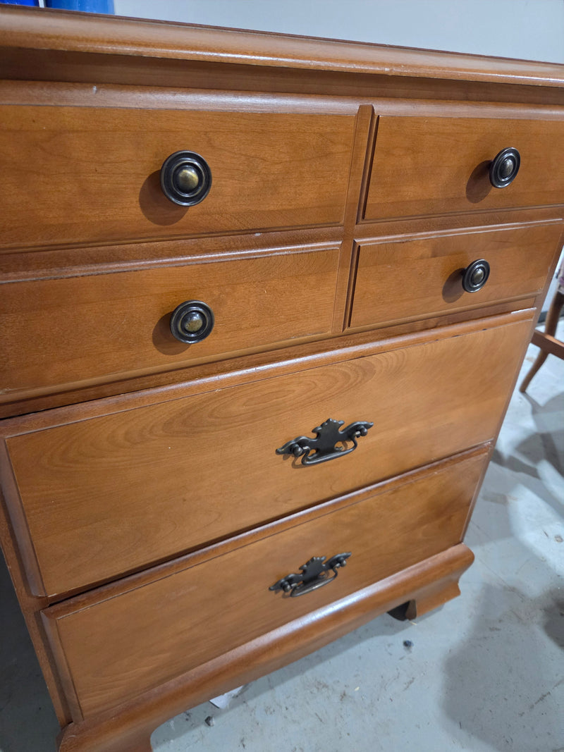Vintage Wooden Writing Desk and Chair