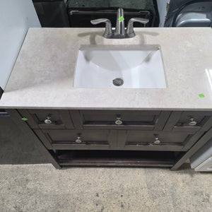 Dark Brown Bathroom Vanity