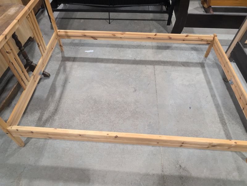 Simple Wooden Bed Frame, Full/Double Mattress