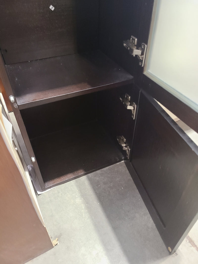 Bathroom Linen Cabinet in Black