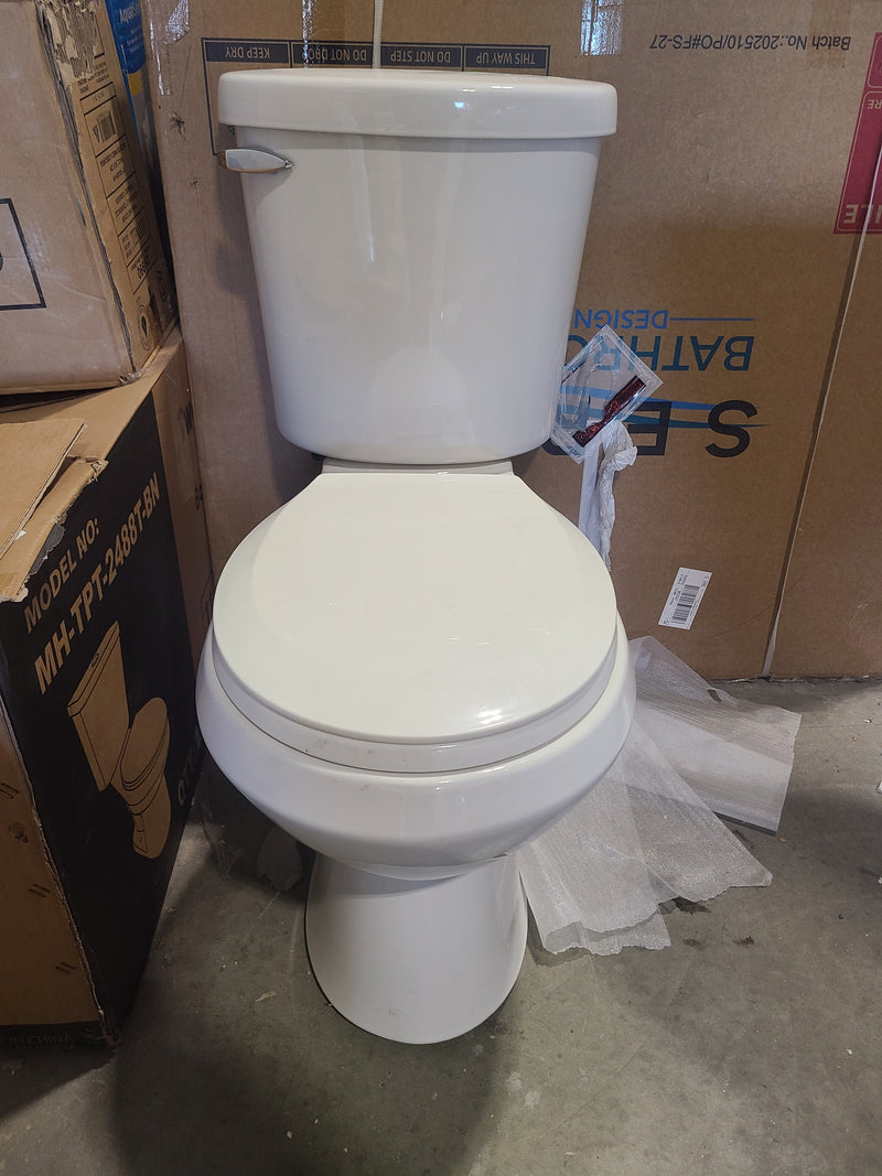 Seabath Designs Two-Piece Comfort Height Toilet with Soft-Close Seat