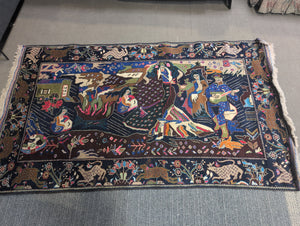 Pictorial Folk Rug