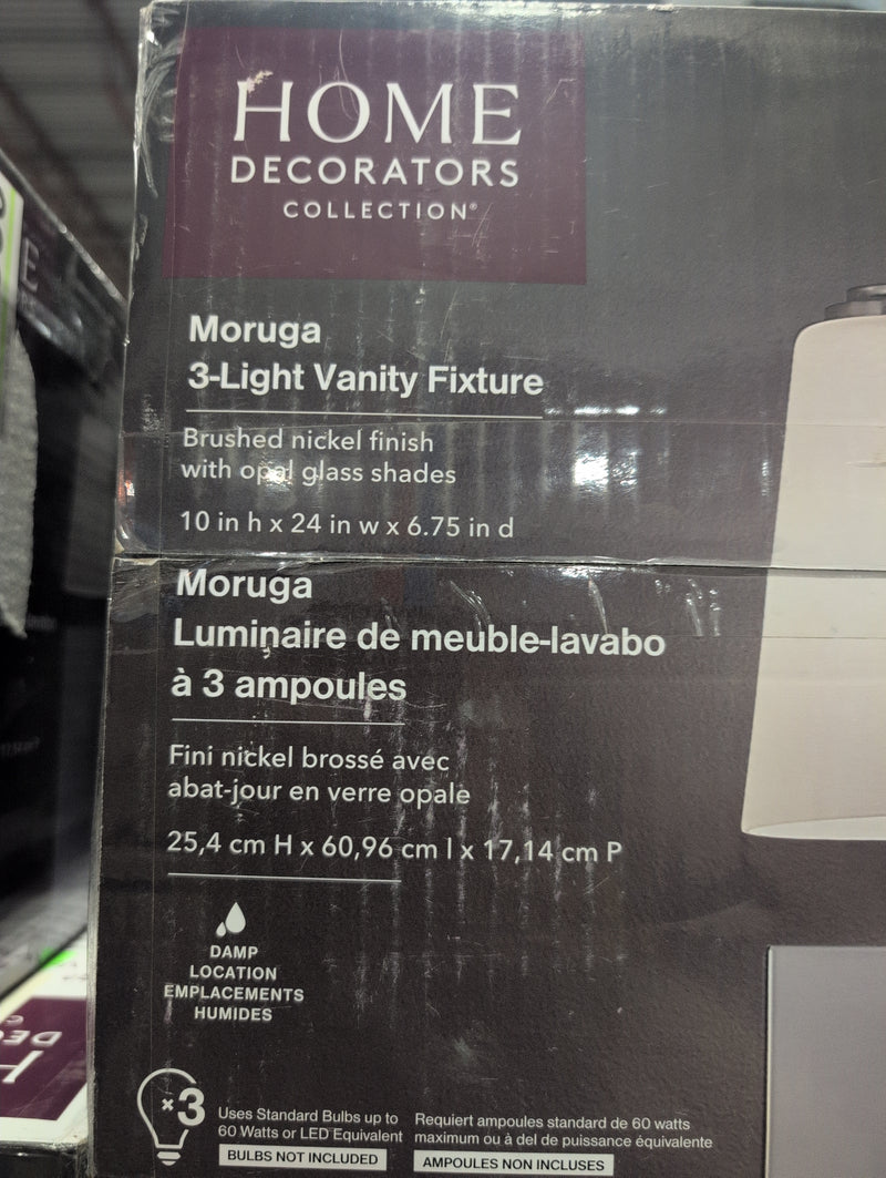 Home Decorators Collection Moruga 3-Light Vanity Fixture