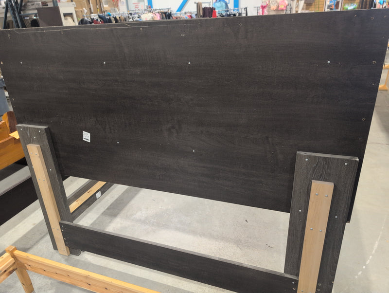 DeFehr Furniture Double/Queen Size Bed Frame with Cushioned Headrest