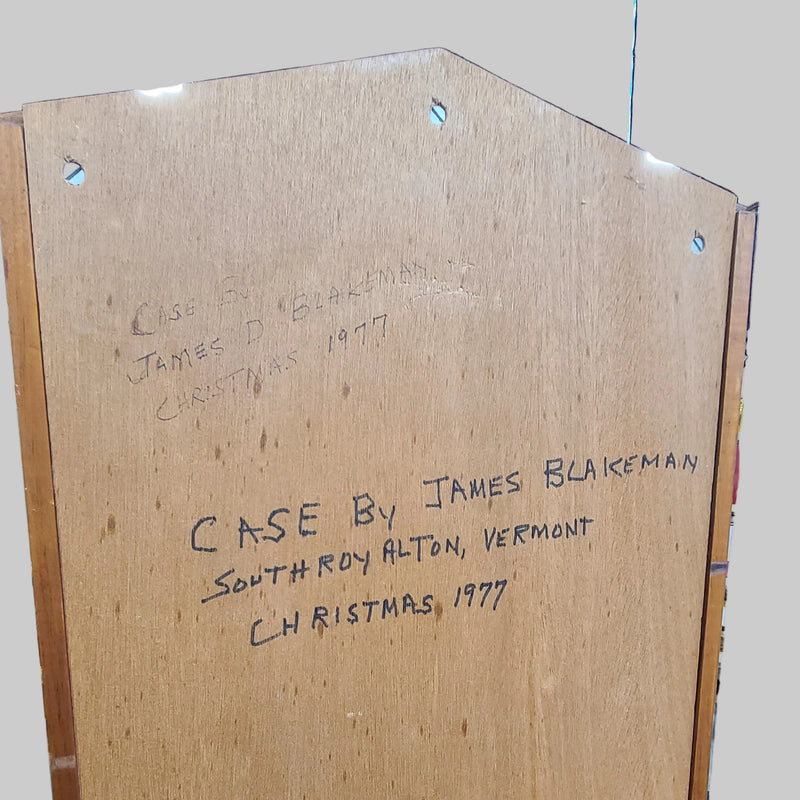 Handcrafted Wooden Grandfather Clock – Vintage 1977