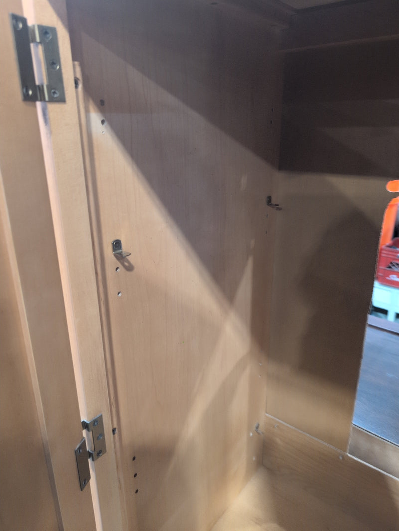 Light Brown TV Armoire