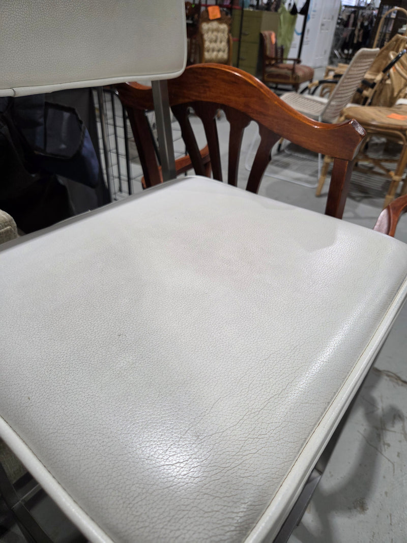Modern Leather Counter Stool