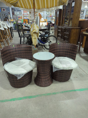 Rattan Bistro sized Patio Set