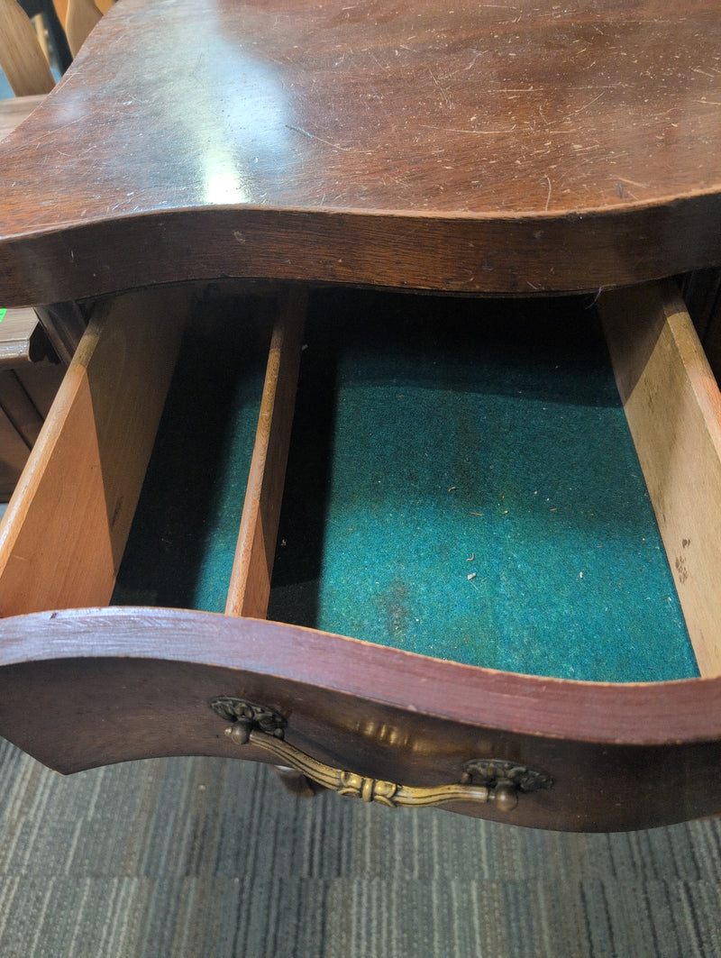 Curved Wooden Sideboard