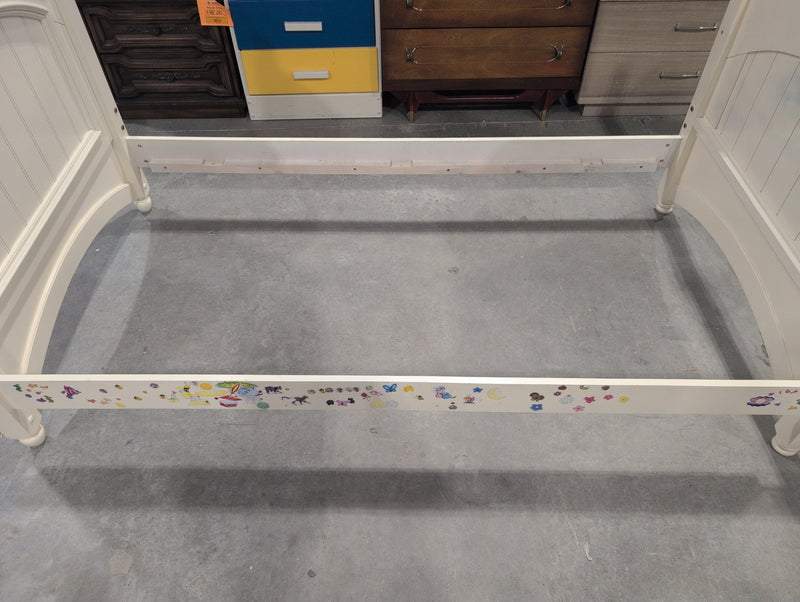 White Single Bed Frame