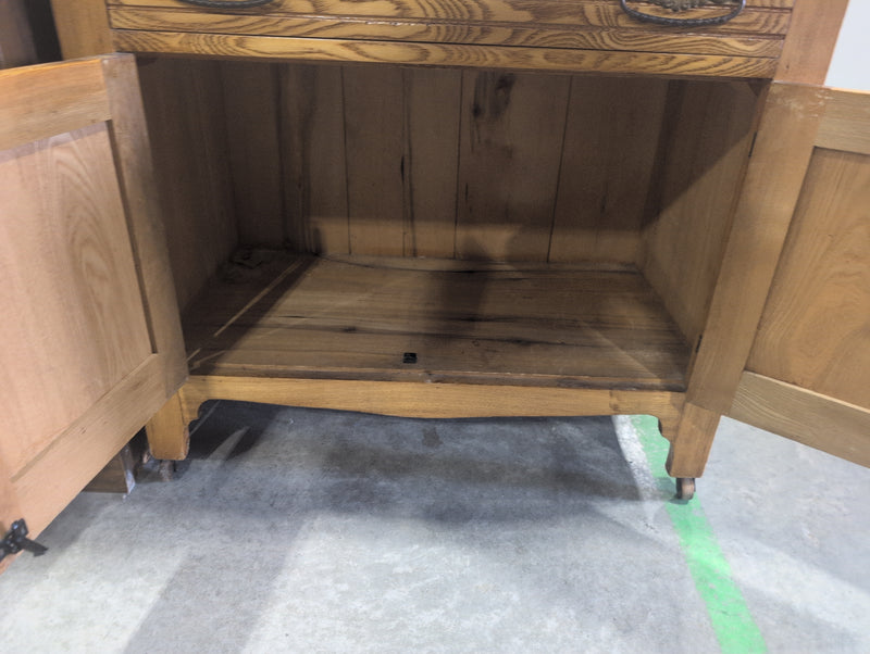 Small Wooden Cabinet with Drawer