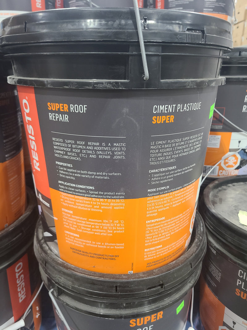Resisto Bitumen Plastic Roof Cement / Mastic Sealant