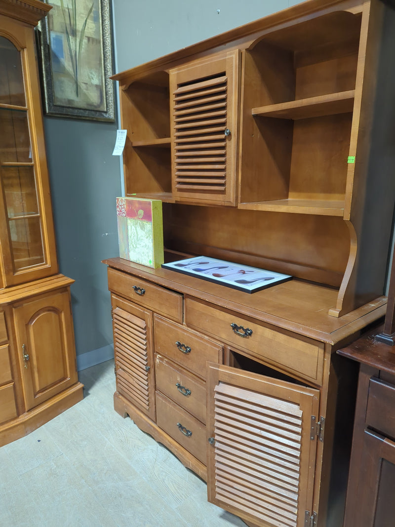 Solid Teak Wood Hutch