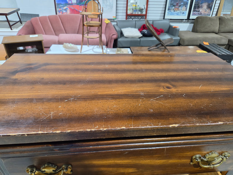 Vintage-Style 5-Drawer Wood Chest of Drawers