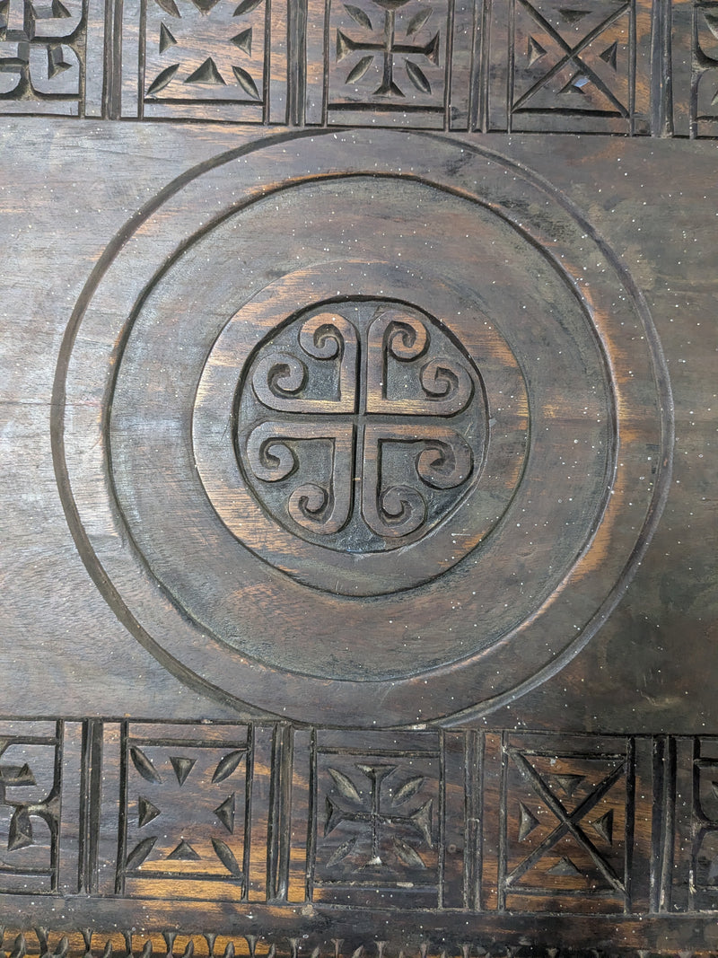Antique Wooden Carved Coffee Table