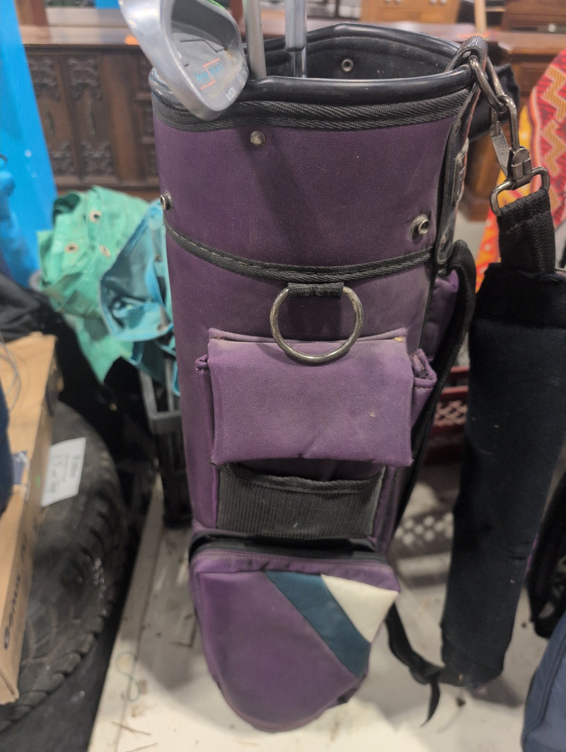 Rampion Purple Golf Bag