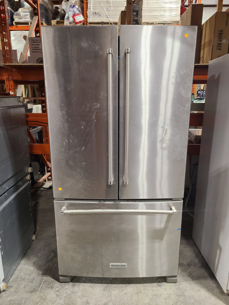 KitchenAid Stainless Steel French Door Refrigerator with Bottom Freezer