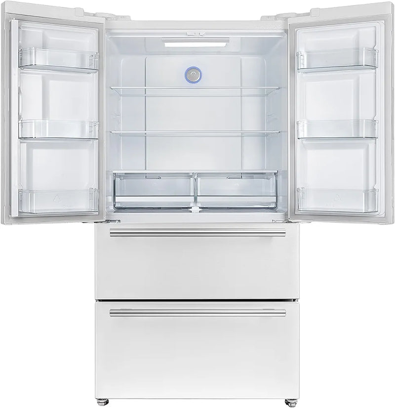 Brand New FORNO Moena Premium White French Door Refrigerator