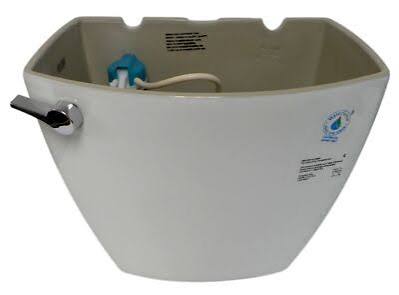 New Insulated Porcelain Toilet Tank with Pre-Installed Hardware