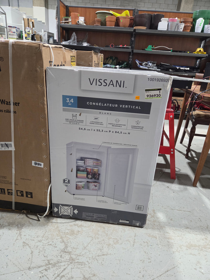 Vissani 3.4 cu. ft. Upright Freezer