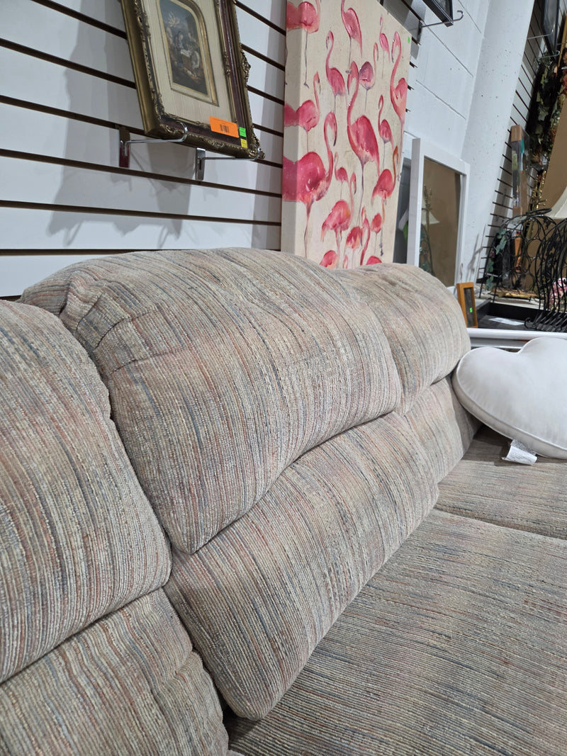 Cozy 3-Seat Couch with Textured Woven Fabric