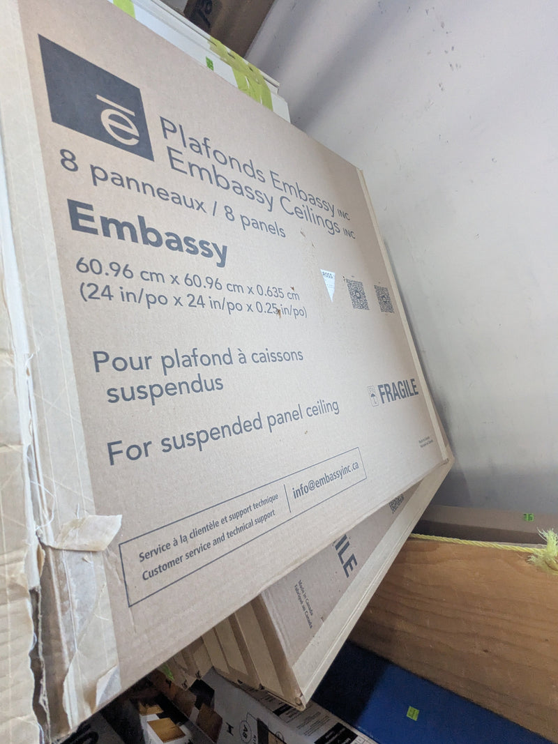 Embassy Ceiling Tiles - 8 Pack