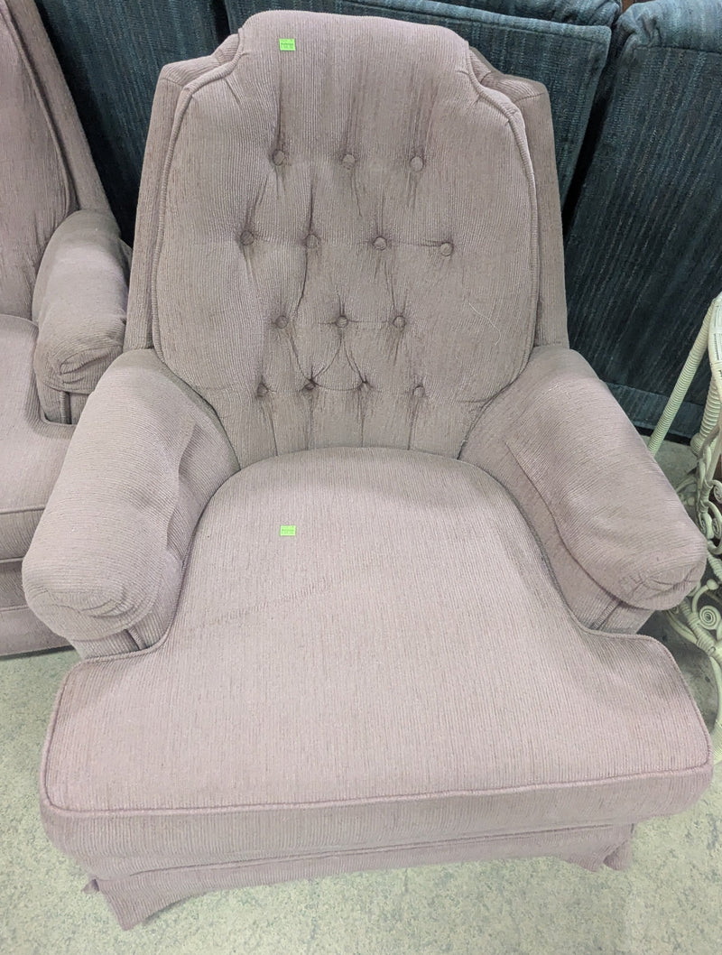 Light Pink Armchair Rocker