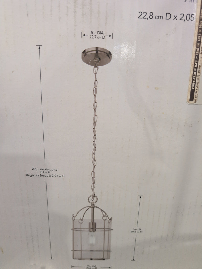 Hampton Bay Sutton 1-Light Pendant