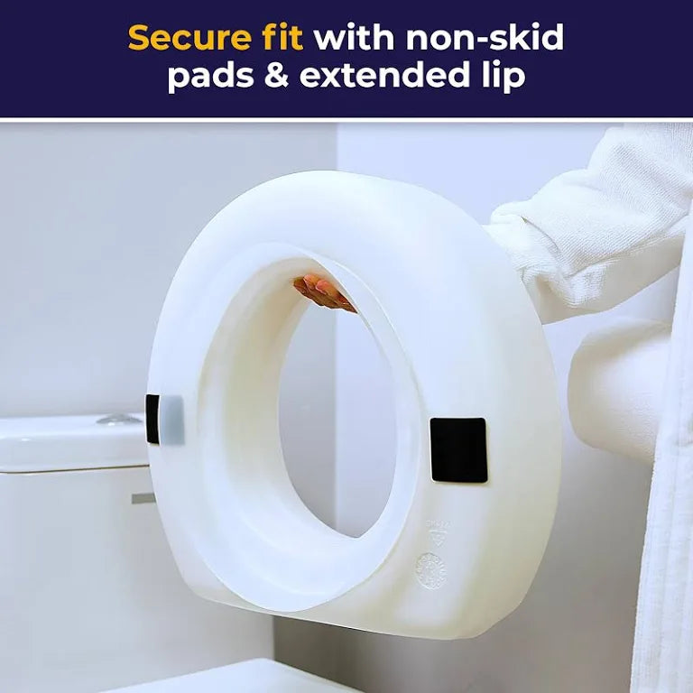 New AquaSense 4" Economy Raised Toilet Seat