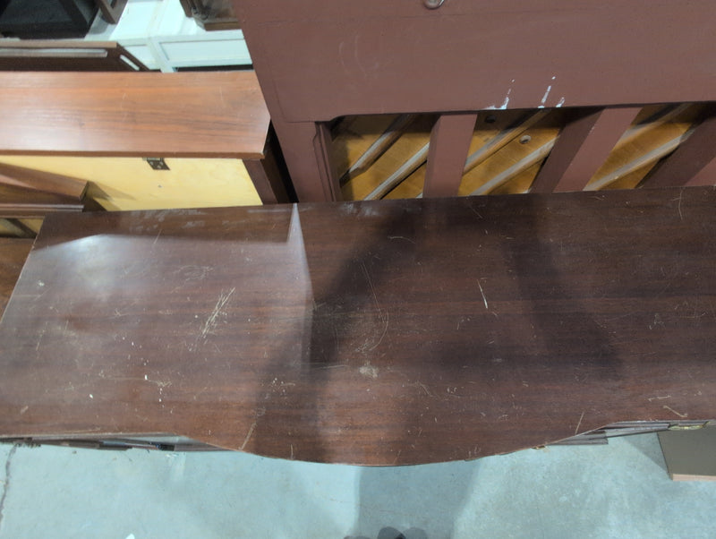 Large Wood Buffet with 6 Drawers and 2 Cabinets