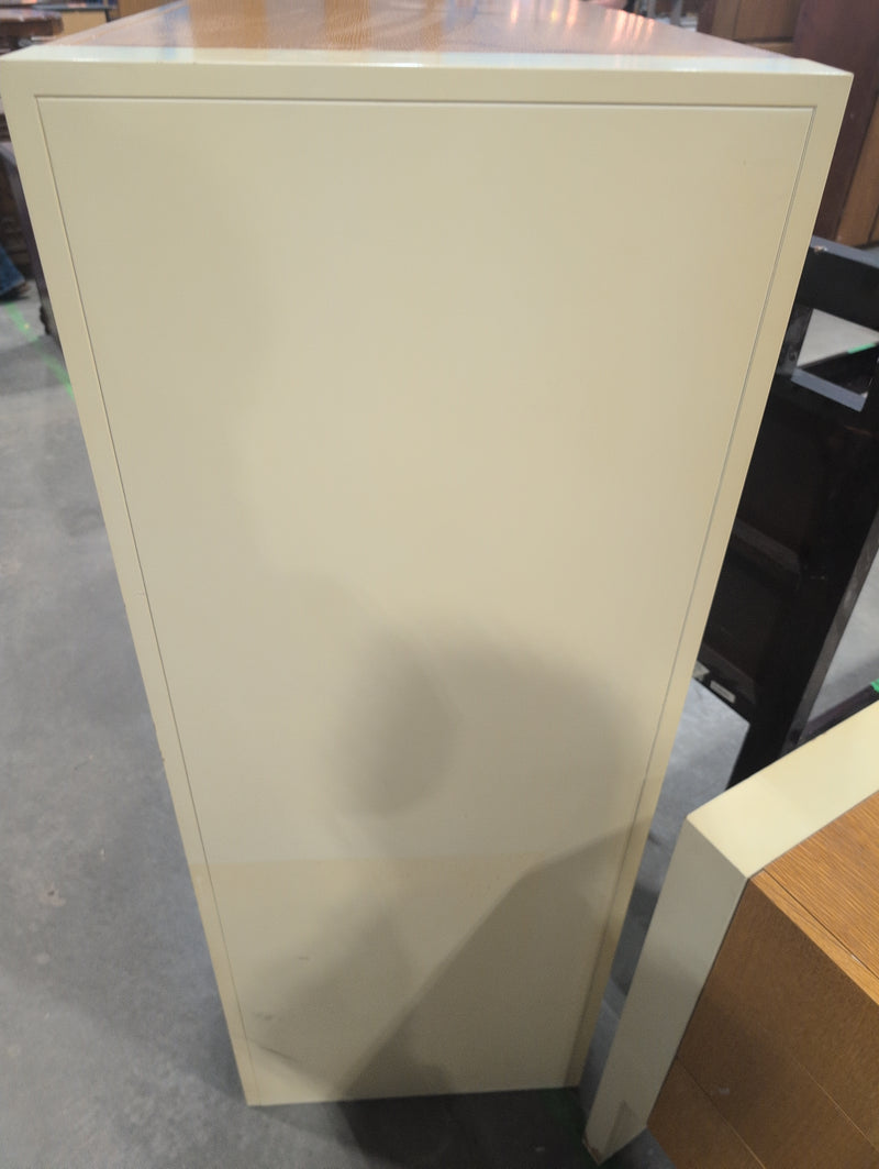 Tall Fancy Light Colored 6 Drawer Dresser