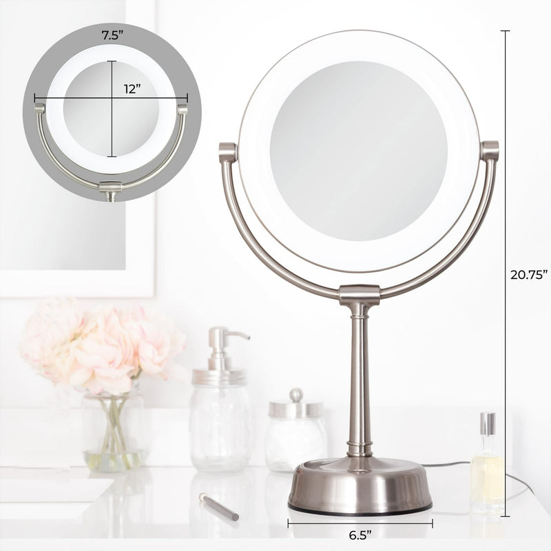 Zadro SLVRT410 Lighted Dimmable Sunlight Vanity Mirror