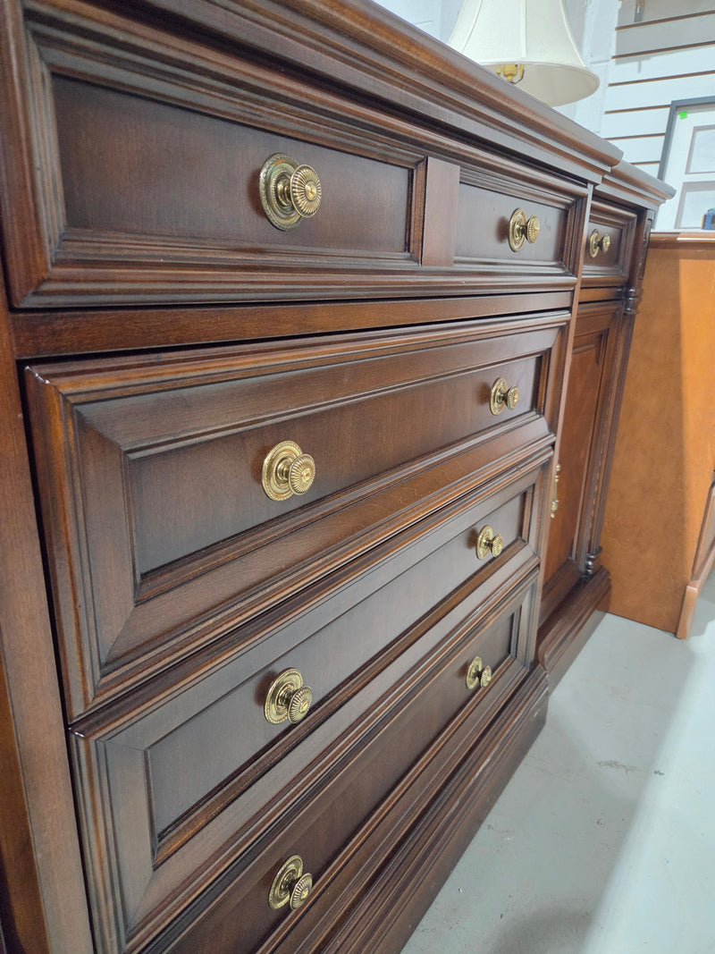 Vintage Solid Wood Sideboard Buffet