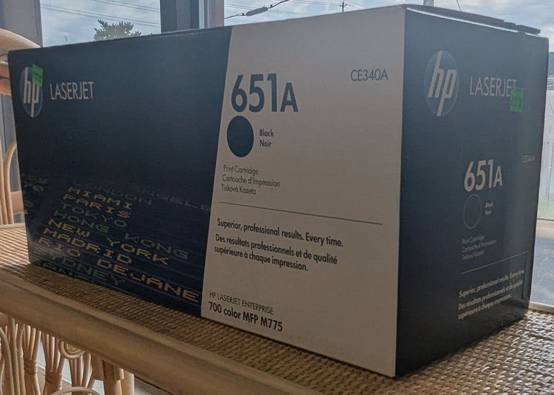 HP 651A Black Original LaserJet Toner Cartridge