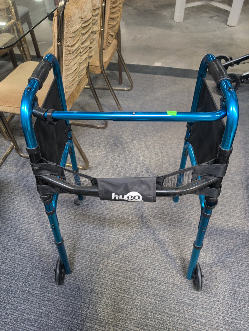 Hugo Blue Folding Walker