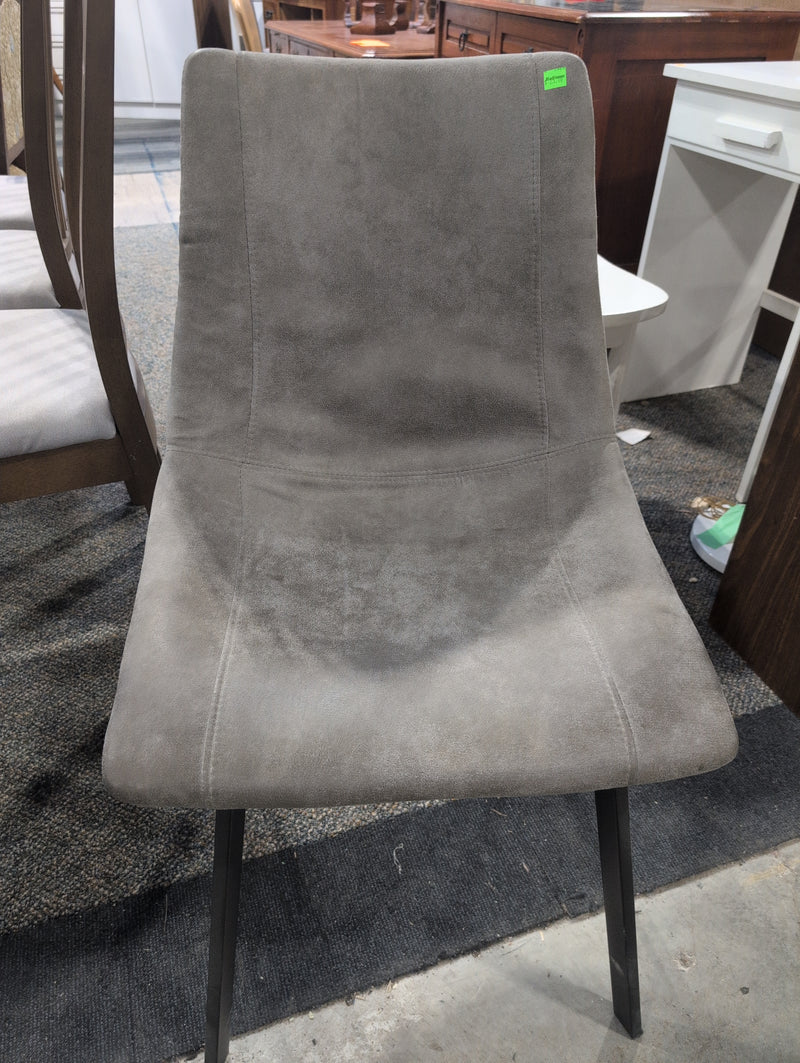 Grey Armless Dining Chair