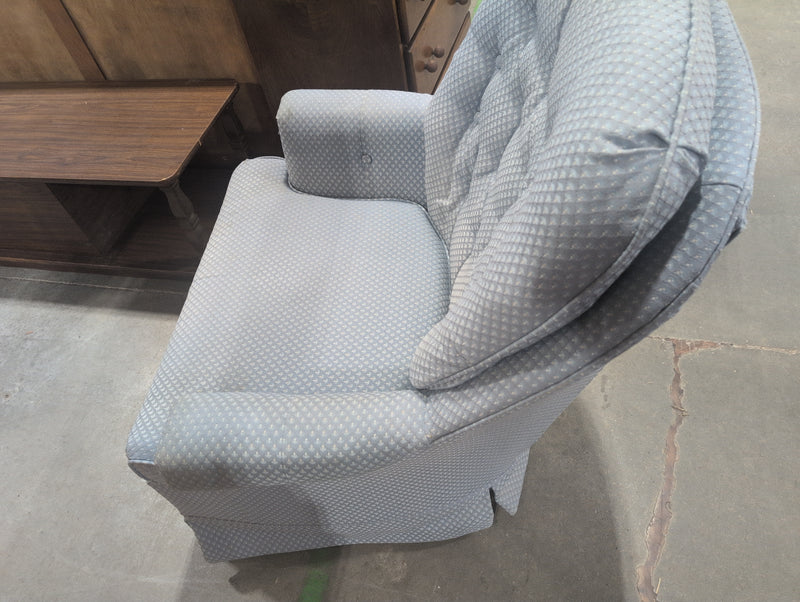 Baby Blue Spinning, Reclining Armchair