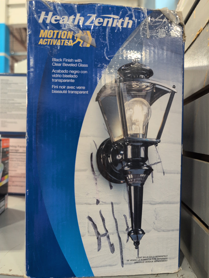 Wall Mounted Lantern with Motion Sensing
