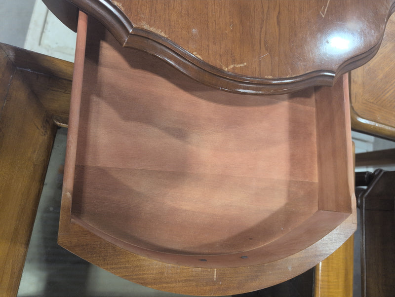 Medium Sized Round Table with Storage Dresser